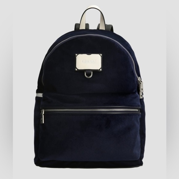 New GUESS Quarto Corduroy Backpack - Picture 2 of 7